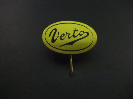 Verto ( vereenigde Touwfabriek) Maassluis logo donkergeel